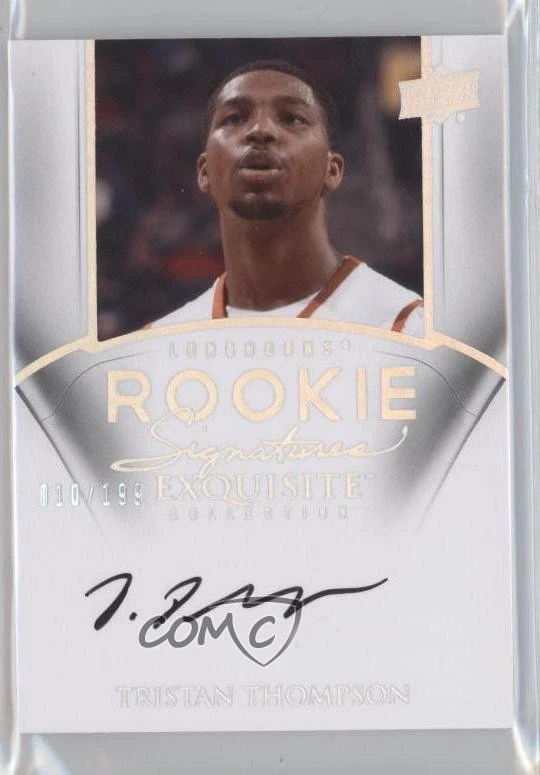 2011-12 Exquisite Collection Rookie Signatures /199 Tristan Thompson #76 Auto - Image 1 of 2