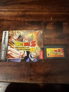 Dragon Ball Z The Legacy Of Goku II 2 (GameBoy Advance) W/ Manual Authentic - Picture 1 of 8