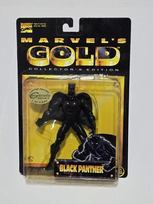 Toy Biz - Marvel's Gold Edición Coleccionista Black Panther (Edición Limitada) NUEVO Foto 1 de 4