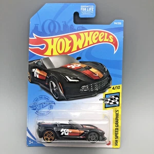 Hot Wheels HW Speed Graphics Corvette C7 Z06 Convertible Car Black Diecast 1/64 - Picture 1 of 7