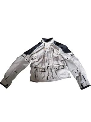 Chaqueta de moto BILT Explorer Air gris/negra para hombre talla M Foto 1 de 4