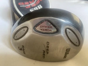 Wilson Deep Red #3 Hybrid/20 Degree / Regular Flex Fujikura Shaft - Picture 1 of 10