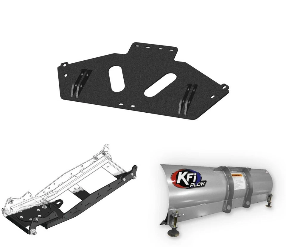 Kit quitanieves KFI UTV 66" (acero) para Arctic Cat Wildcat Trail 700 2014-2020 Foto 1 de 3