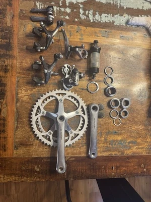 Transmisión Quattro Bianchi 2x7 Gruppo con Ofmega, Modolo, Suntour 7 velocidades Foto 1 de 4