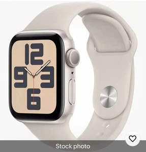 Apple Watch SE 2. 40mm Starlight Aluminiumgehäuse Starlight Sportarmband -MR9V3LL/A - Bild 1 von 10