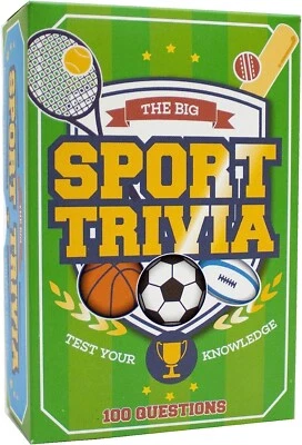 The Big Sport Trivia Card Game ~ 100 questions - Image 1 of 4