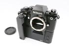[EXC5] NIKON F3 Body + MD-4 Motor Drive 35mm SLR Film Camera from JAPAN #U520