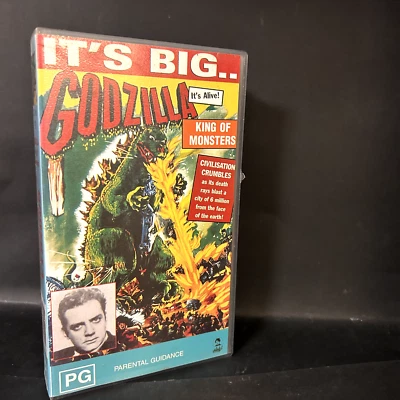 Godzilla King of Monsters! VHS 1956 Stars Raymond Burr & Takashi Shimura VGC - Image 1 of 4
