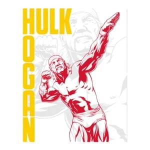 WWE - Hulk Hogan echtes amerikanisches Blechschild 16" x 12,5" - Bild 1 von 1