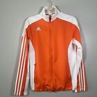 Adidas Jacket Men’s Medium Orange White  Climacool Lightweight Football Gym Run