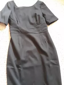 J Crew Black Wool dress 8p - Picture 1 of 5