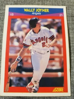 1990 Score Superstars - #81 Wally Joyner - Image 1 of 2