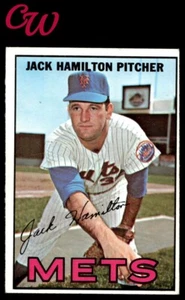 1967 Topps #2 Jack Hamilton New York Mets Low Grade surface - Picture 1 of 2