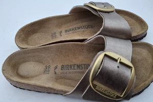 BIRKENSTOCK BIG BUCKLE GRACEFUL TAUPE MADRID SLIDER - UK 5,5, EUR 39 SCHMAL - Bild 1 von 16