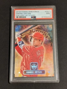 2018 Diamond Kings Shohei Ohtani RC PSA 9 #GS11 Rookie CardGallery Of Stars - Picture 1 of 2