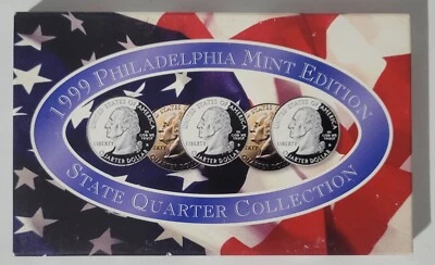 1999 MINT PHILADELPHIA EDITION STATE QUARTER COLLECTION SET - Image 1 of 2