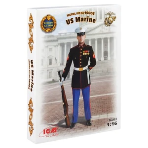 ICM 16005 Plastik Figuren Modellbausatz Maßstab 1:16 US Marines Sergeant Modellbausatz - Bild 1 von 15