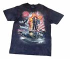 The Mountain Donald Trump Shirt Mens Large Gray President Marbled
