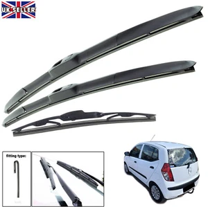 Fits Hyundai I10 Wiper Blades 2013-2019 Quality Wipers 22"16" HY-035 11"O - Picture 1 of 12