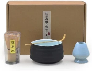 Ceremonial Matcha Tea Set utensils, tea ceremony utensils, matcha 4-p - Picture 1 of 3