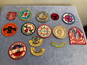 VINTAGE 1960'S BOY SCOUTS RANDOM LOT OF PATCHES BSA - Picture 1 of 7