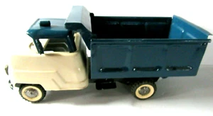 Vintage Structo Dump Truck Pressed Steel Blue and Cream Truck REPAINTED -GL36 - Picture 1 of 12