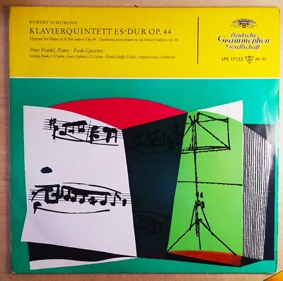 FRANKL Peter PIANO DGG TULIPS LPE 17132 MONO only- SCHUMANN QUINTET - PAUK QUART - Photo 1/4