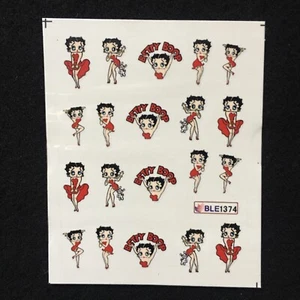 Water transfer nail sticker Betty Boop , Nail Art Decor Sticker ( 50 ) - Picture 1 of 6