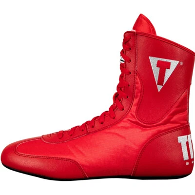 Title Boxing Speed-Flex Encore Mid-Length Boxing Shoes - Red - Image 1 of 4