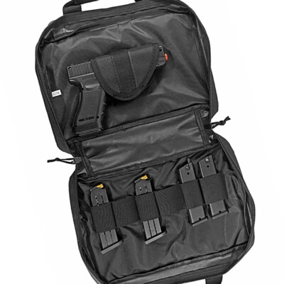 Tactical Gun Range Bag Shooting Pistol Bag Handgun Compact Duffle Gun Case Bag - Image 1 of 4