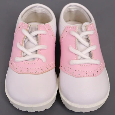 Zapato Sillín Pitter Patter Niños Talla 2 Color Rosa/Blanco Estilo Nº 1364 Foto 1 de 4