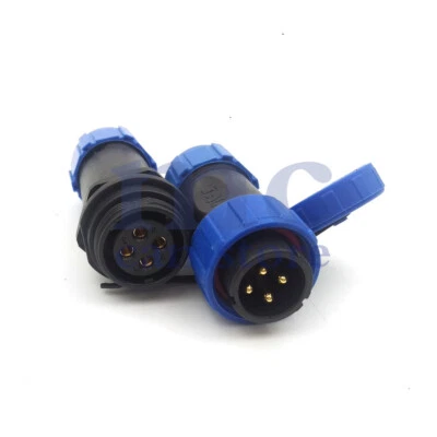 SP21 4 Pin Circular Waterproof IP67 Connector Plug Socket,Panel Mount Connector - Image 1 of 4