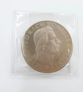 Medaille 1000 Silber OVP Schiller 1759-1805 Was bleibet aber stiften die Dichter - Bild 1 von 6