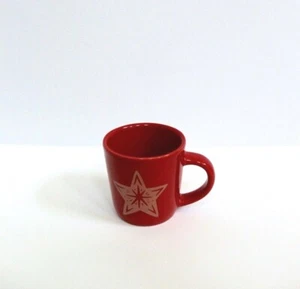 Starbucks 2018 Red Star Demi Ceramic Mug Cup 3oz - Picture 1 of 5