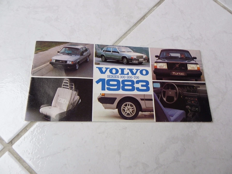 Volvo 300 200 700 Turbo Range 1983 Catalog Brochure Prospectus - Image 1 of 1