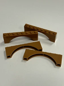 Lego 1x8x2 mittlerer Nougatbogen Menge 4 Gebäudeteile Burg Star Wars Ninjago - Bild 1 von 1