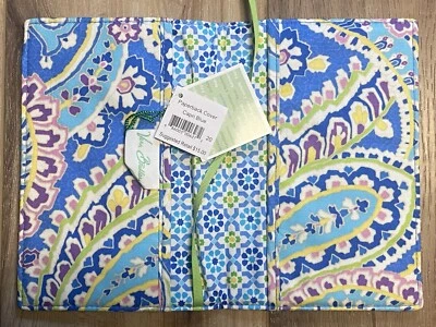 Vera Bradley Capri Blue Paperback Book Bible Cover New - Image 1 of 2