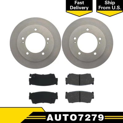 Rotores de freno delanteros y pastillas de freno de cerámica Geo Tracker 1989 1990 1997 Foto 1 de 4