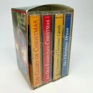 Christmas Music Cassettes Box Set of 4 Holly Christmas Classics 60 Songs, 3 Hrs - Imagen 1 de 5