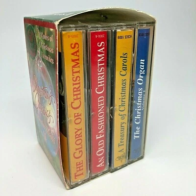 Christmas Music Cassettes Box Set of 4 Holly Christmas Classics 60 Songs, 3 Hrs - Image 1 of 4