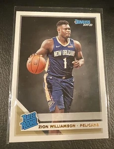 Zion Williamson Rookie 2019-20 DONRUSS Rated Rookie Card #201 Pelicans 🏀📈 - Picture 1 of 2