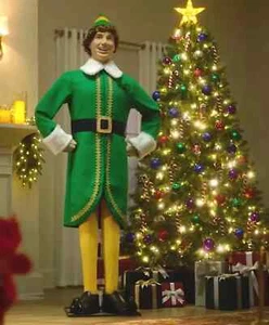 6.5 Ft Animated Buddy the Elf Life Size Christmas Animatronic NEW - Picture 1 of 2