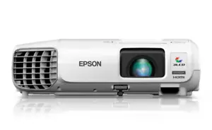 PROYECTOR EPSON POWERLITE W29 WXGA 3LCD H690A 3000 LÚMENES con VGA y cable de alimentación - Imagen 1 de 5