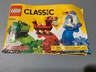 Lego Classic Manaul ONLY 10704 - Image 1 of 4