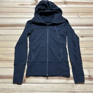 Lululemon Stride Ruffled Logo Full Zip Long Sleeve Jacket - Womens Size 2 - Picture 1 of 12