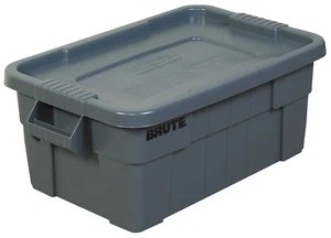 Rubbermaid Commercial BRUTE 14G Heavy Duty Storage Bin with Secure Lid - Picture 1 of 11