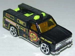 Hot Wheels Rescue Ranger - Ventanas e Int teñidas de amarillo - Ho5's - Malasia 1998 - Imagen 1 de 3