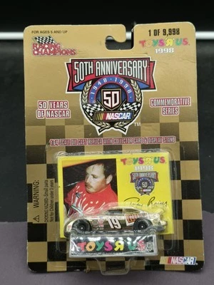 Racing Champions 1998 Toys R Us Yellow Nascar # 19 Tony Raines 50th Anniversary - Image 1 of 2