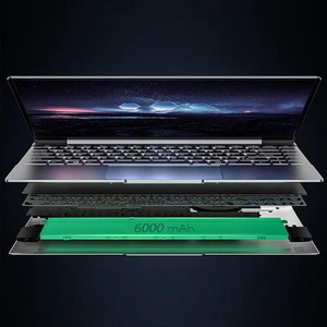 6G 1TB EU Plug 14inch Laptop For Window 11 6GB RAM 4 Cores 4 Threads 1920x1080 - Picture 1 of 24