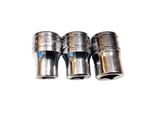 Snap On Tools 3 Piece 3/8" Drive Internal Pipe Plug Socket Set PP408 PP409 PP410 - Picture 1 of 8